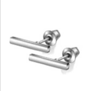 Earrings NEW in Gift Box - Modern design Stainless steel studs 2/$10 3/$12